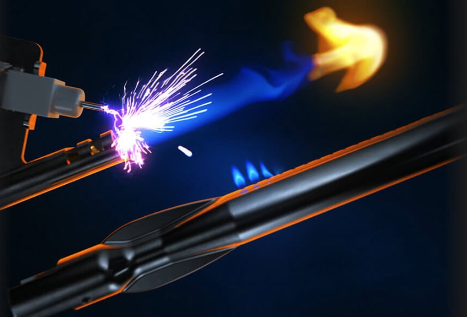 Napoleon JETFIRE Zündsystem für zuverlässige Zündung der Gasbrenner