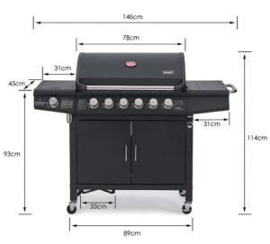 Taino Red Gasgrill Test - mit 4+1 oder 6+1 Brennern und verbesserter